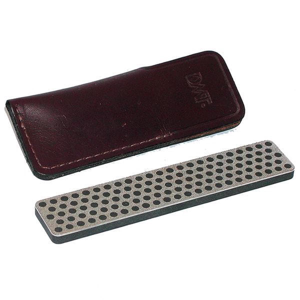 4 Diamond Whetstone Sharpener with Leather Sheath - Extra-Coarse