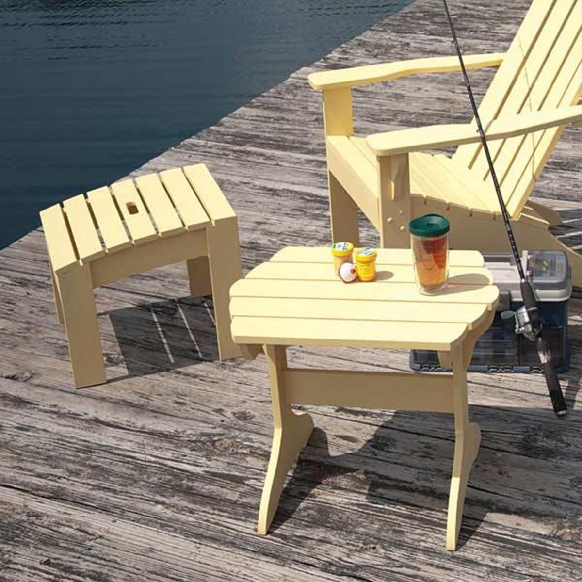 Adirondack Table Footstool - Paper Plan