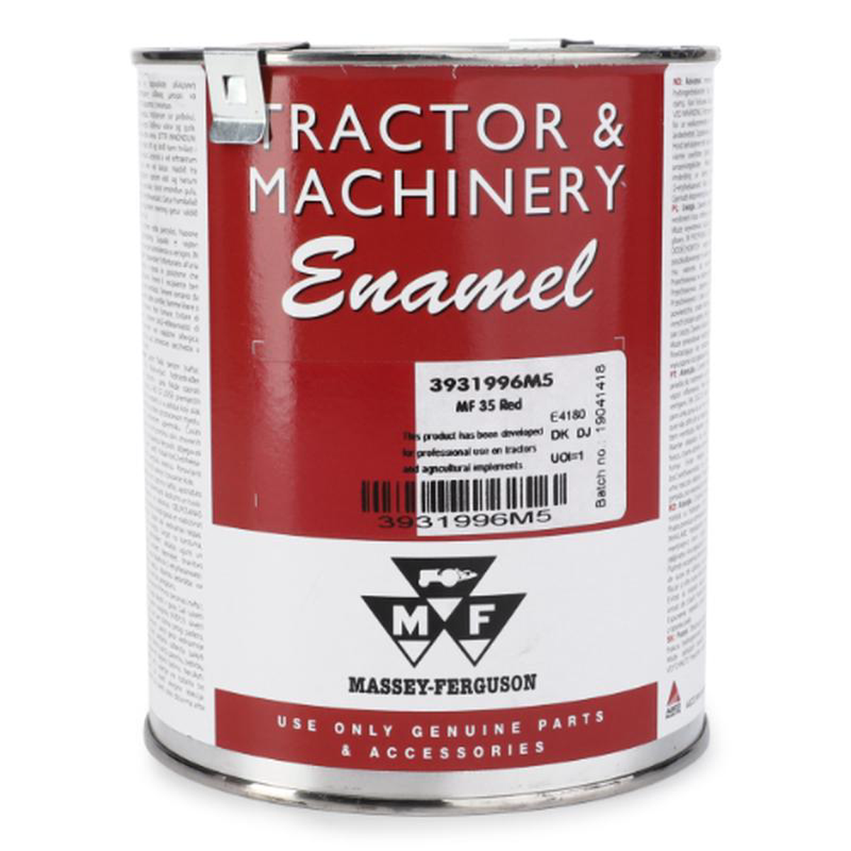 Massey Ferguson 8211 Vintage Red Paint 1lts 8211 3931996M5