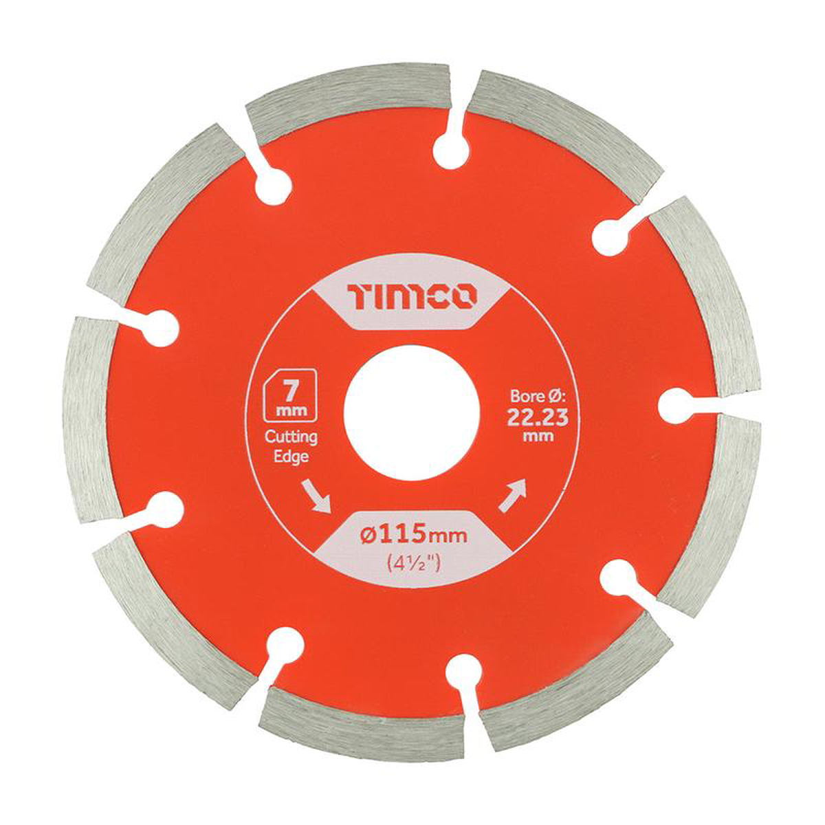 TIMCO General Purpose Diamond Blade Segmented 8211 115 x 222