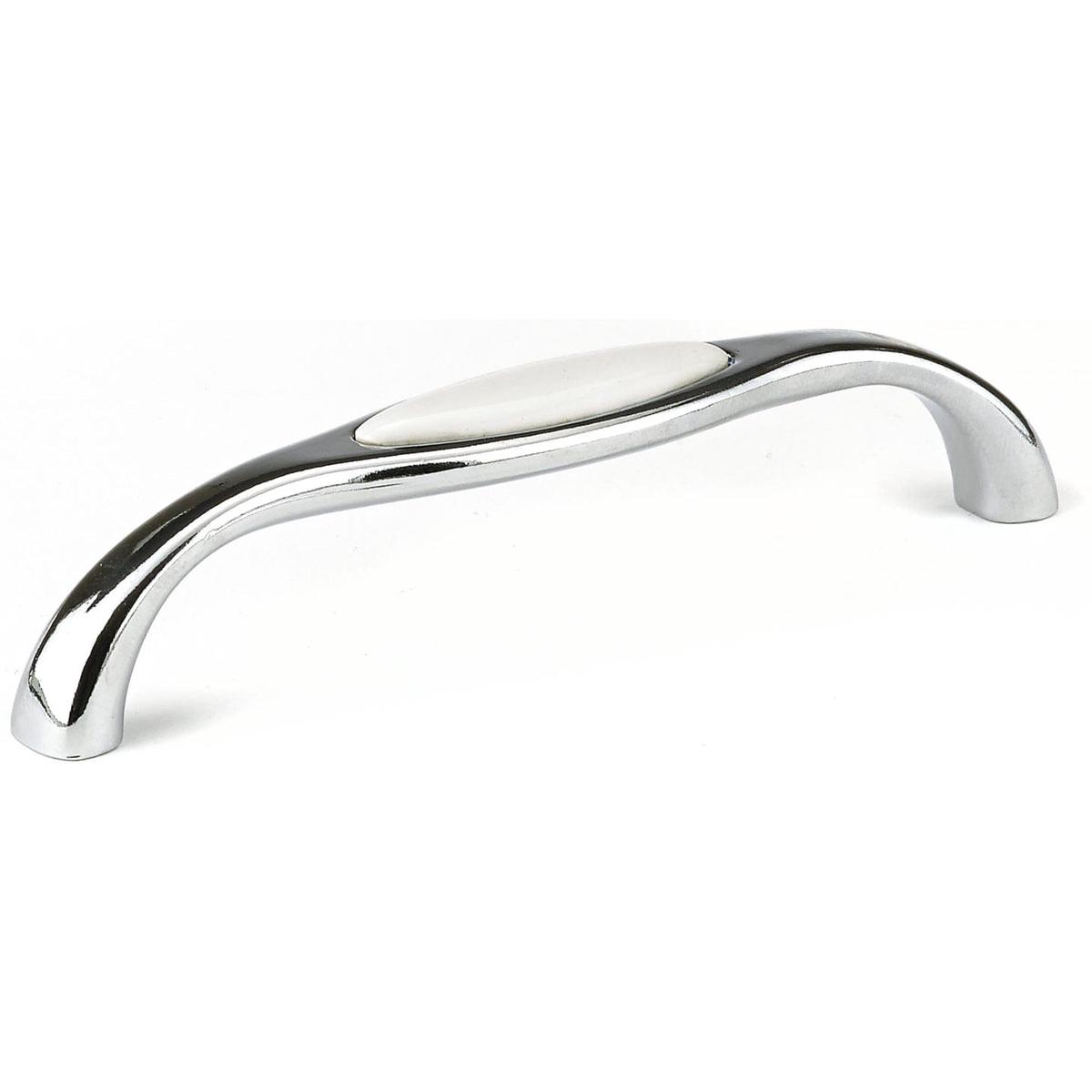 Traditional Pull 5-116 Center-to-Center Chrome White