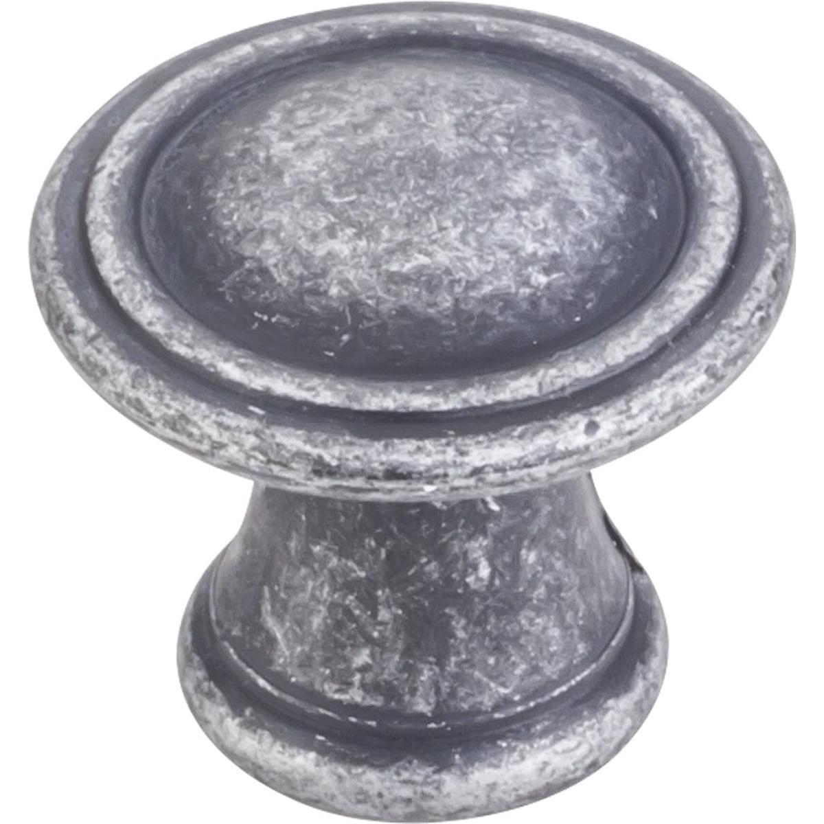 Chesapeake Knob 1-316 Dia Distressed Antique Silver