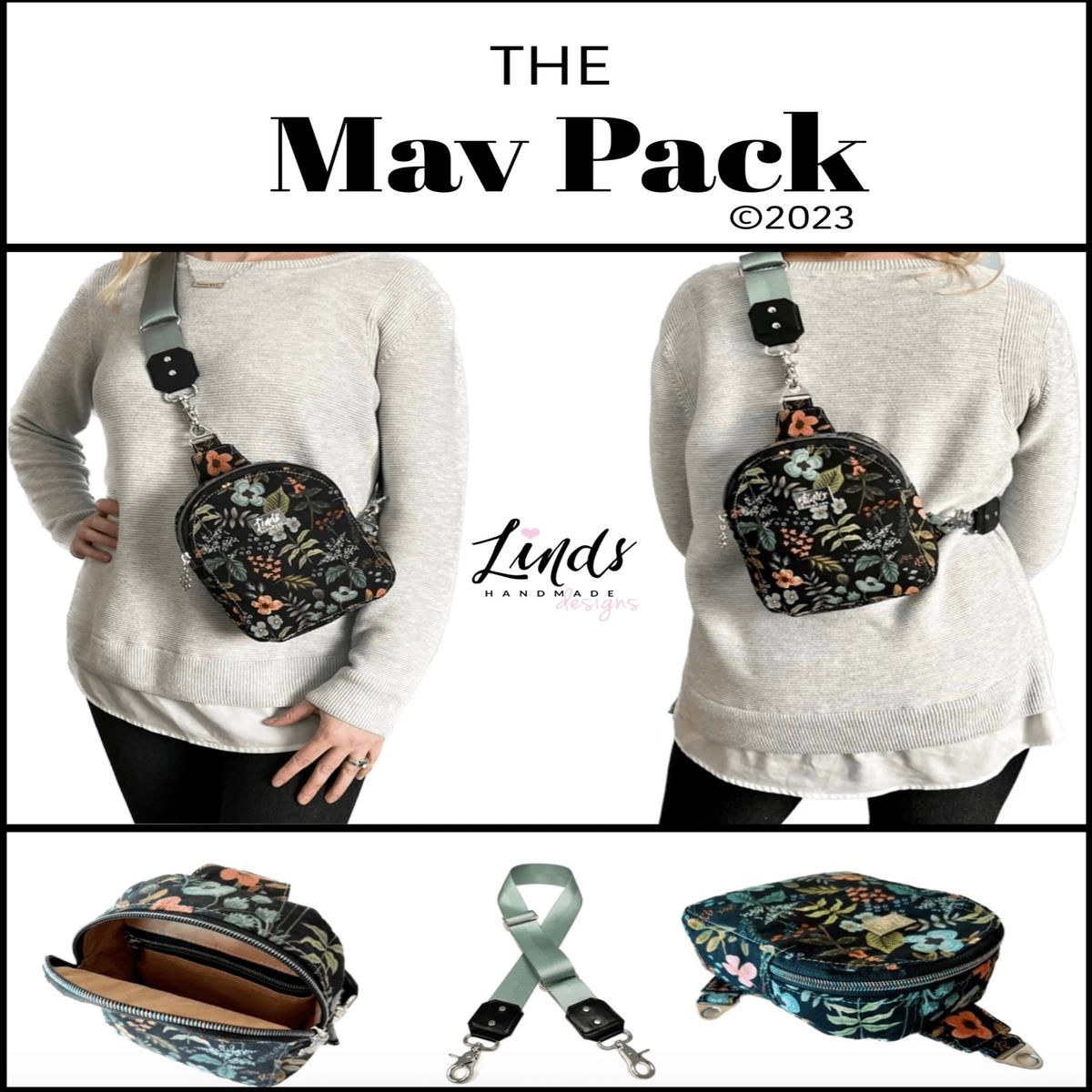 The Mav Pack by Linds Handmade (Printed Paper Pattern)