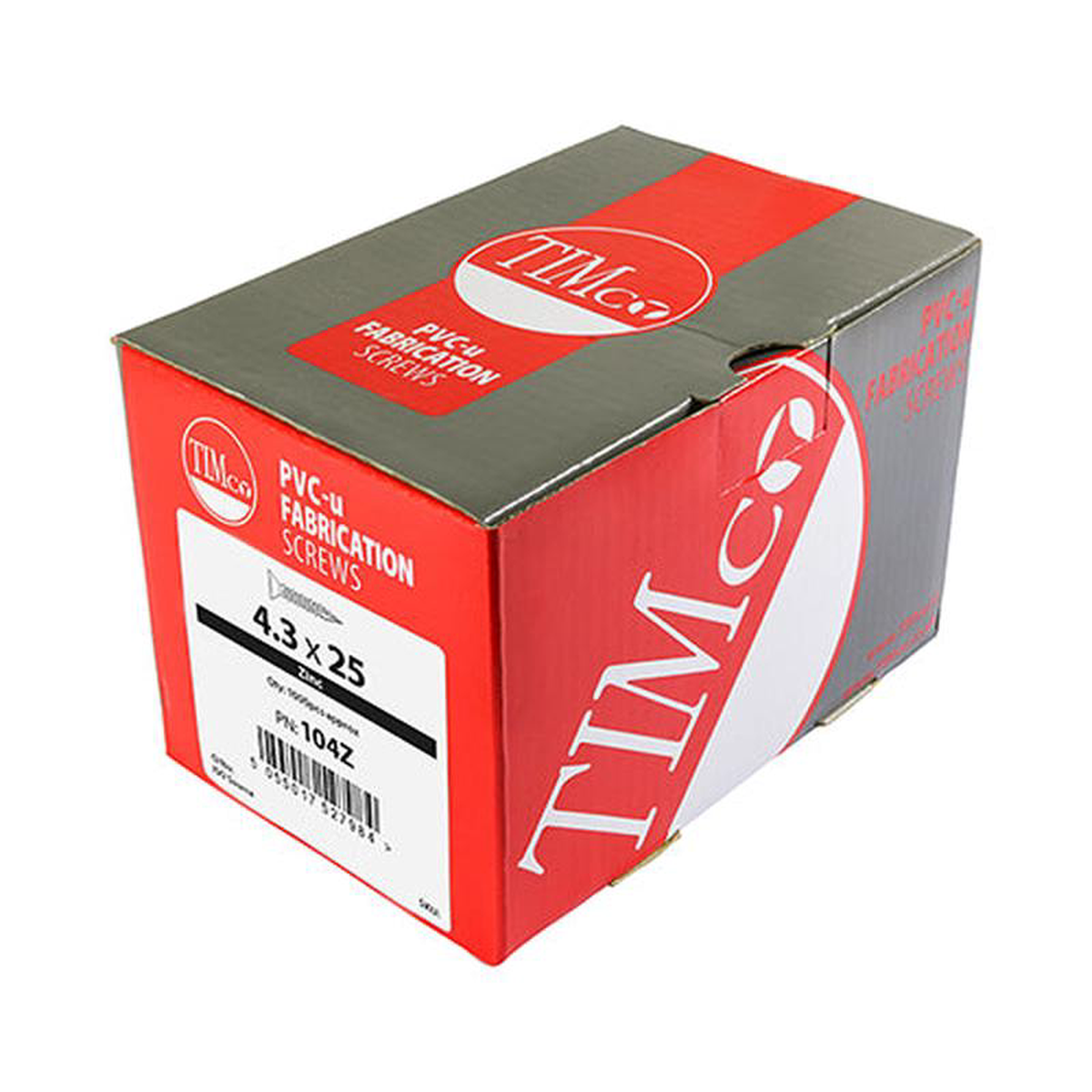 TIMCO Window Fabrication Screws Countersunk PH High-Low Thread Slash Point Zinc 8211 43 x 30