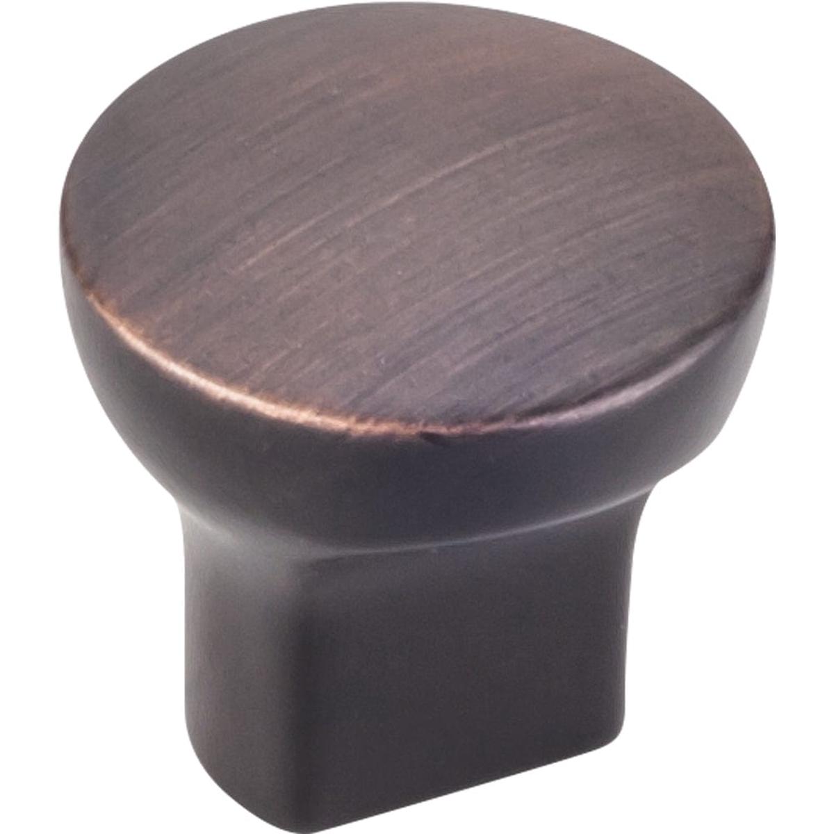 Brenton Knob 1 Dia Brushed Oil Rubbed Bronze