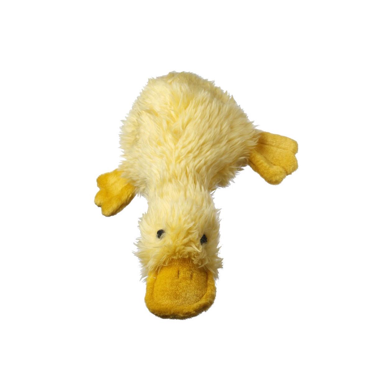 Multipet 37701 Medium Duck Plush Dog Toy Yellow