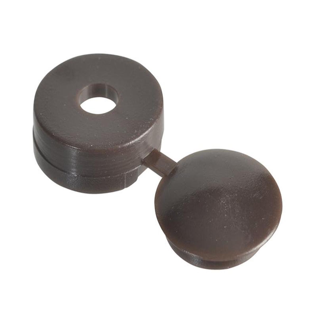 Hinged Cover Caps Dark Brown No6-8 Forge Pack 20