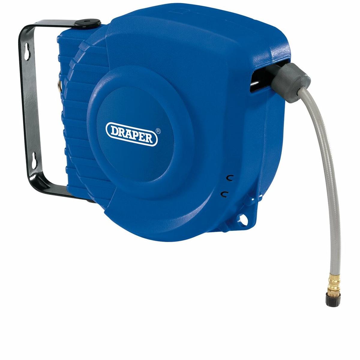 Draper 12M Wall mounted retractable air hose reel