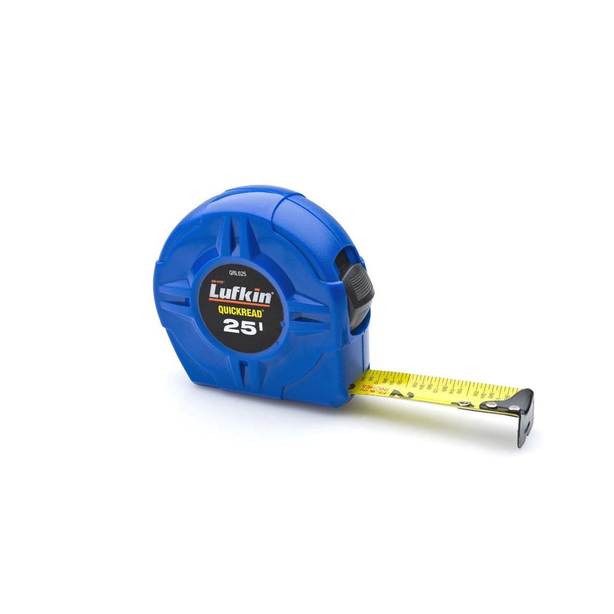 Lufkin QRL625MP Hi-Viz Tape Measure 1 inch X 25 feet