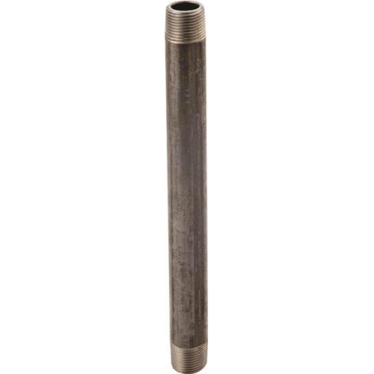 Worldwide Sourcing BN 34 S Long Pipe Nipple Steel Black Oxide 72