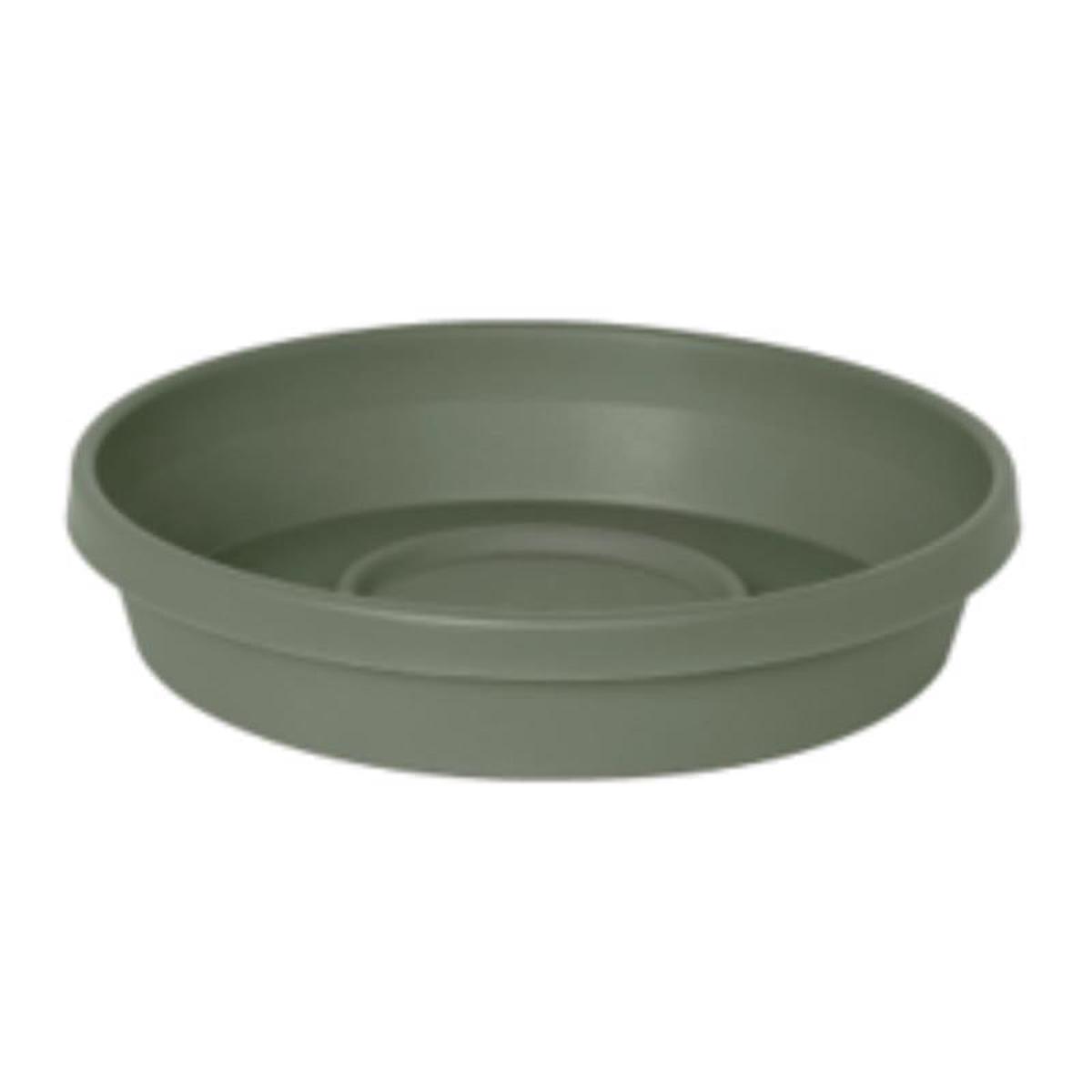 Bloem Terra 15 in H X 75 in W X 65 in D Plastic Traditional Plant Saucer Green