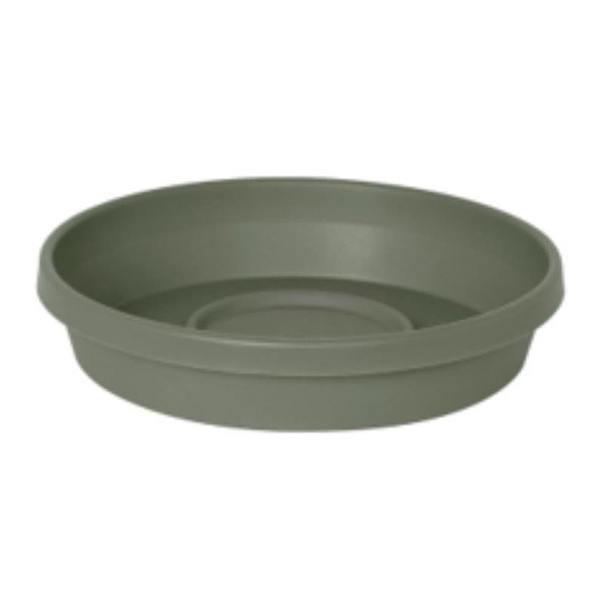 Bloem Terra 175 in H X 925 in W X 8 in D Plastic Traditional Plant Saucer Green