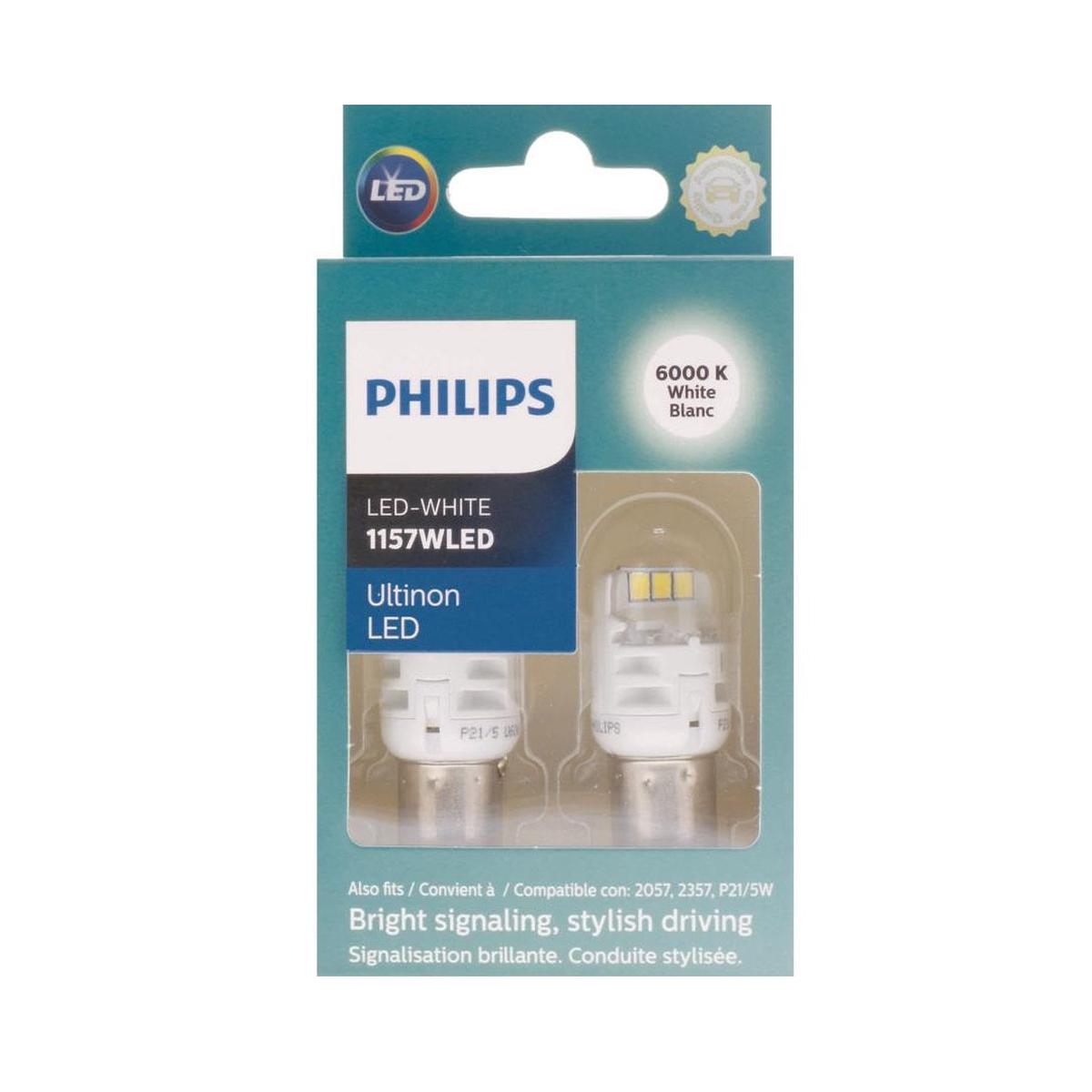 Philips 1157WLED Ultinon LED Miniature Automotive Bulb White