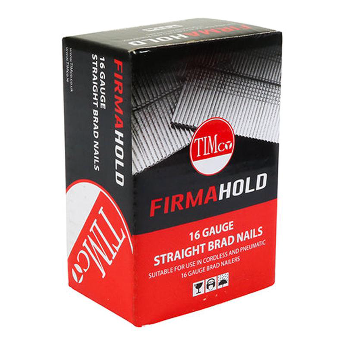 TIMCO FirmaHold Collated 16 Gauge Straight A2 Stainless Steel Brad Nails 8211 16g x 25