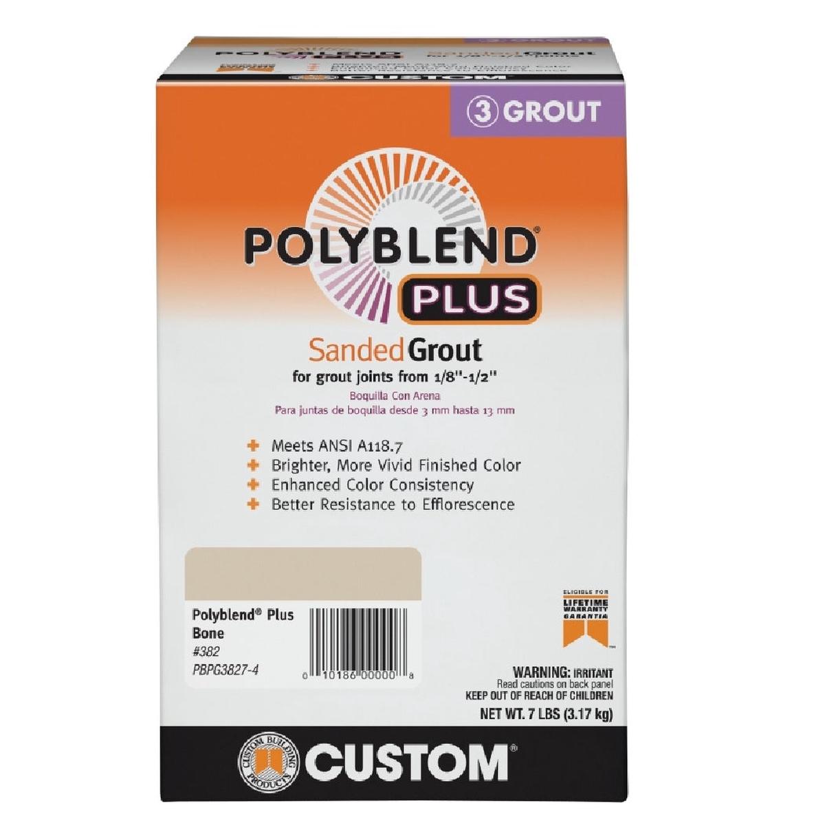 Custome Building PBPG3827-4 Sanded Grout Solid Powder