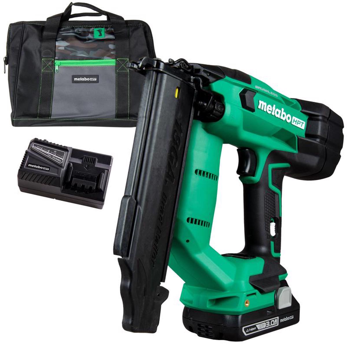 Metabo HPT NT1850DFTM Cordless Brad Nailer Kit 18 Volt