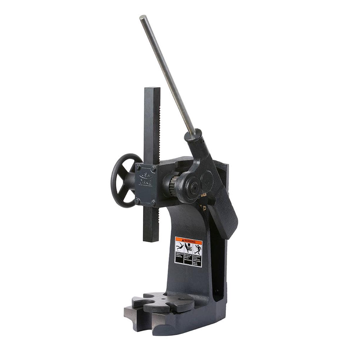 Ratchet Leverage Arbor Press - Side Mounted - Model 1-34 - 3-Ton