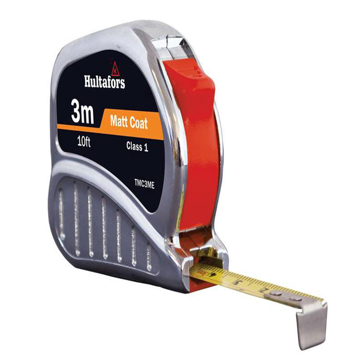 TM3ME Chrome Tri-Matic Pocket Tape 3m10ft (Width 13mm)