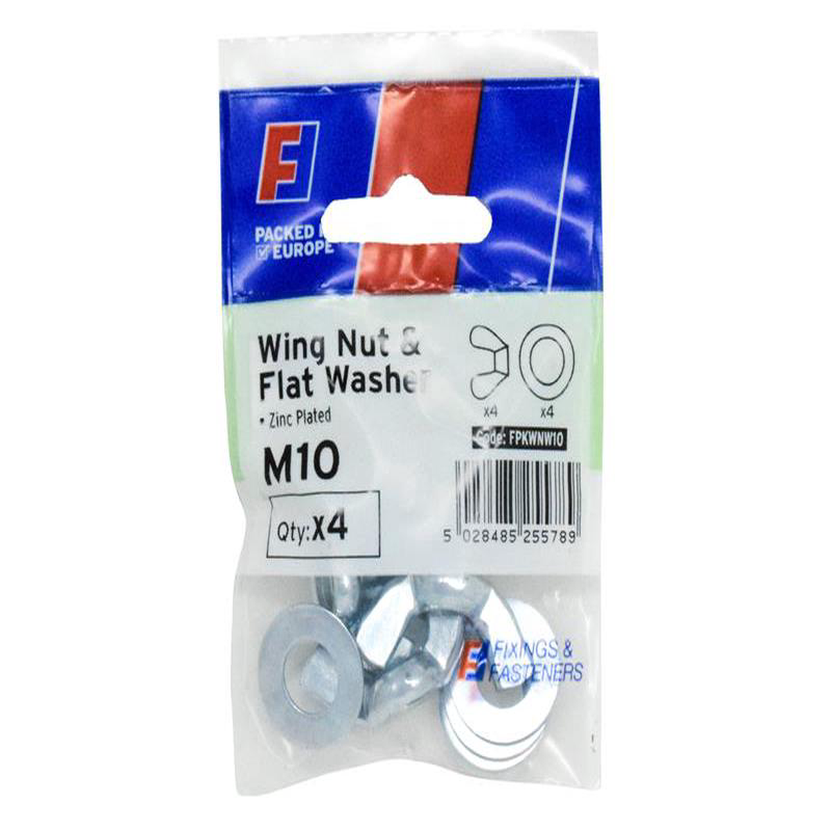 Wing Nut 038 Washer M10 ForgePack 4