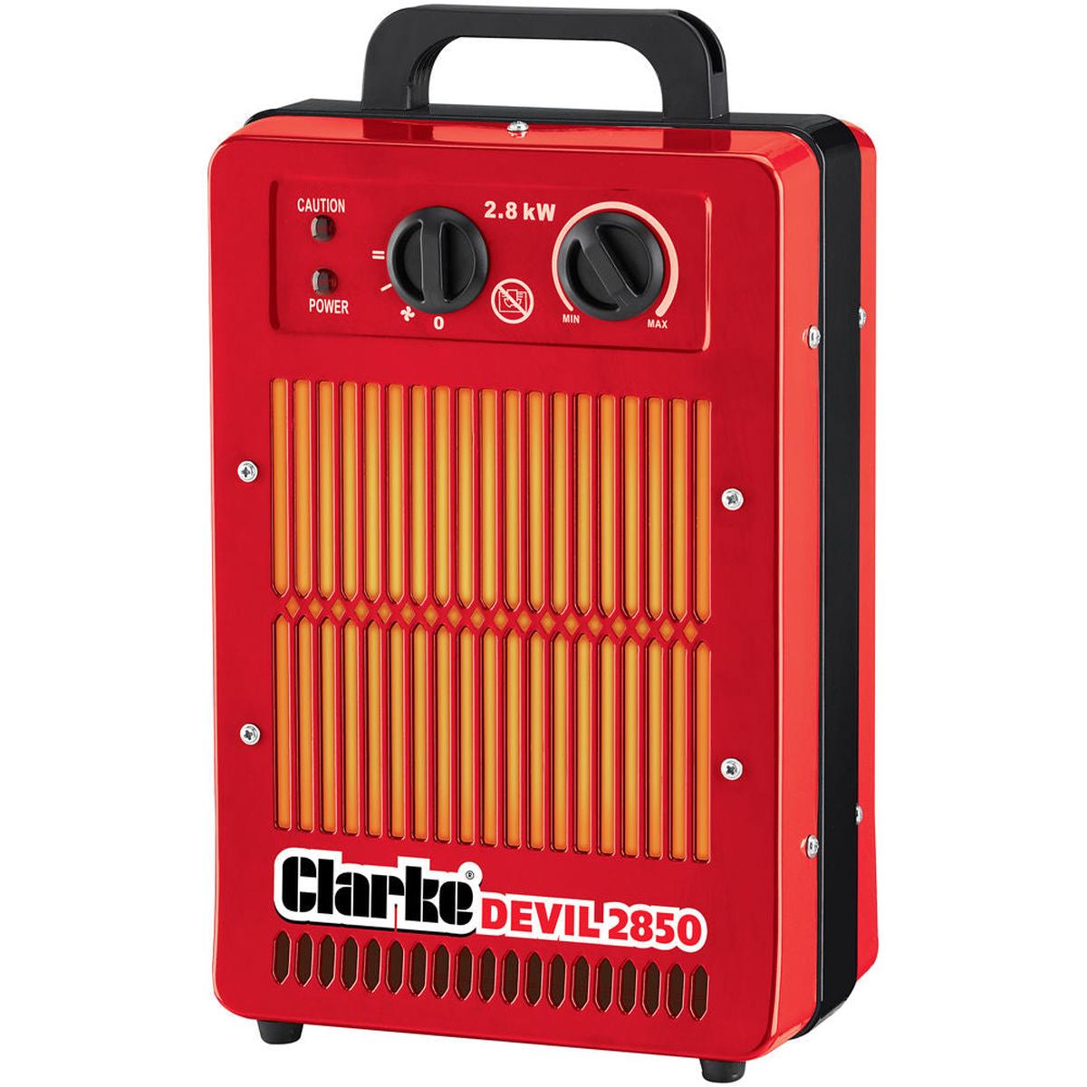 Clarke devil 2850 28kW electric fan heater