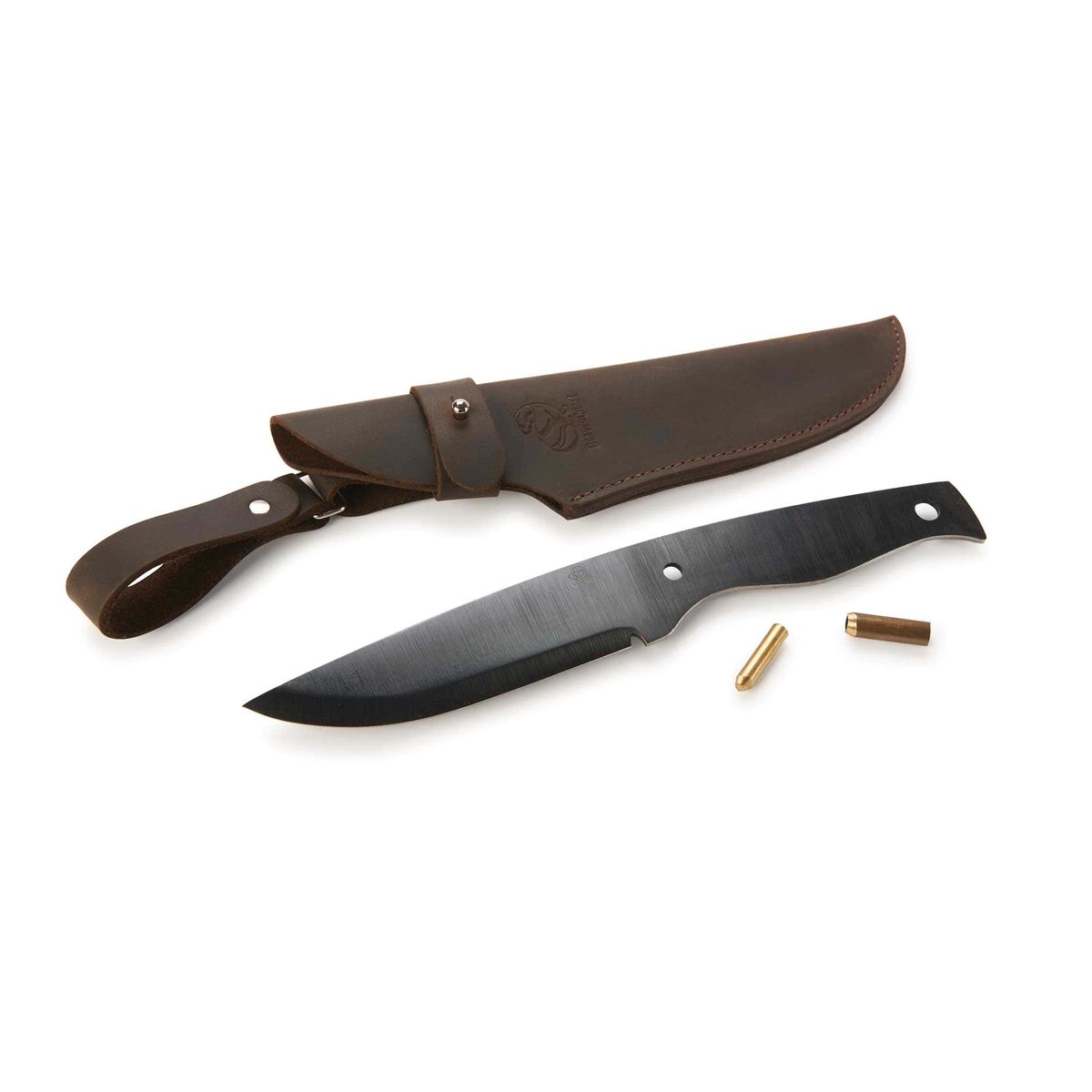 Nightfall Fixed Blade Bushcraft Knife for Hunting and Fishing – 9-58 – Unfinished Kit