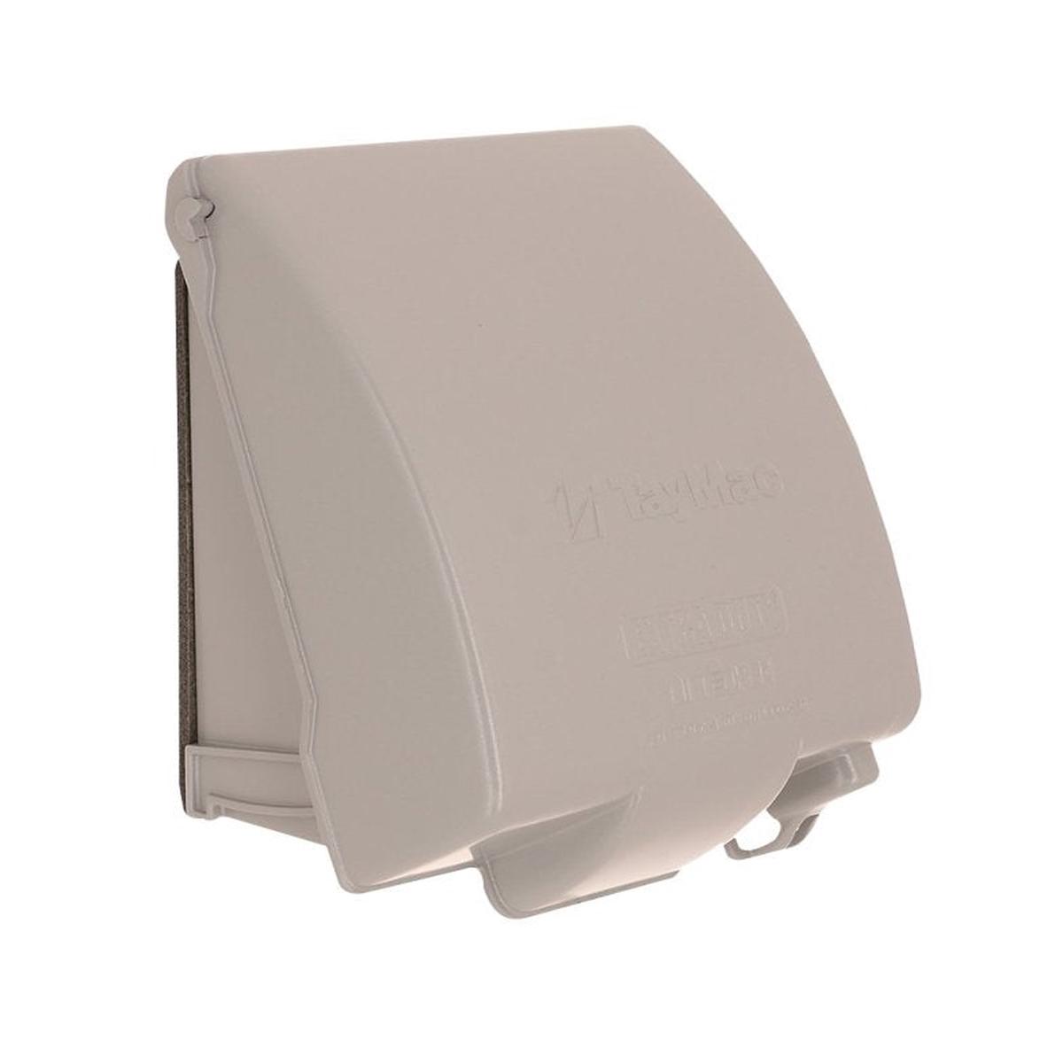 TayMac EXTRA DUTY Series M S Weatherproof In-Use Cover 3-12 in L 539 in W Aluminum Gray Powder-Coated