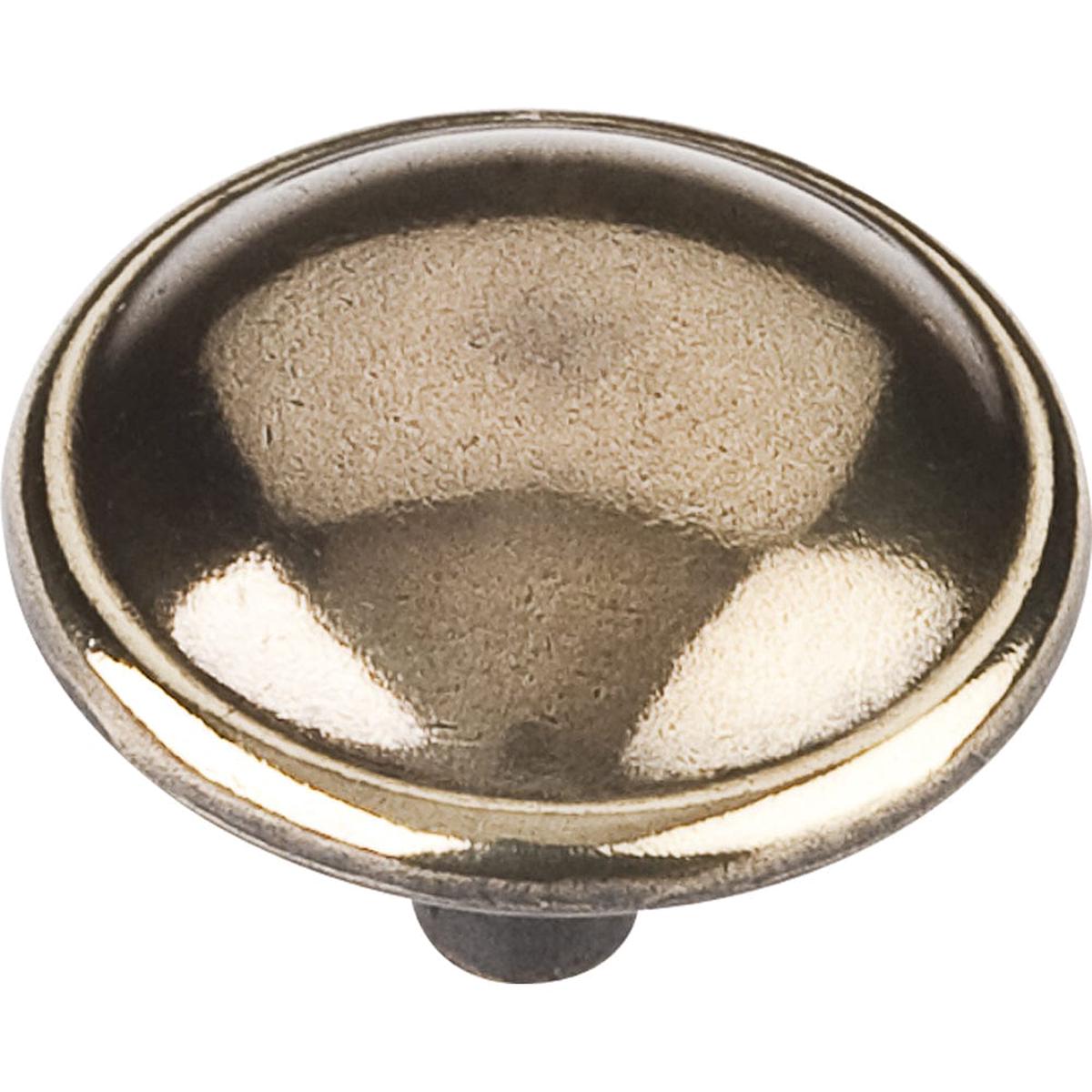 Kingsport Knob 1-14 Dia Brushed Antique Brass