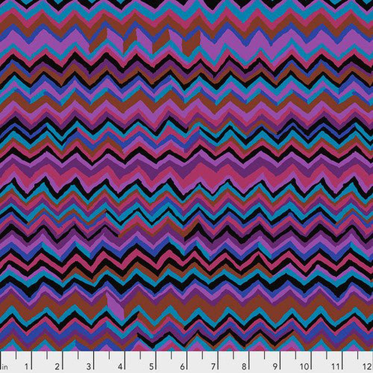 Purple Zig Zag Kaffe Fassett Stash for FreeSpirit - (14 yard)