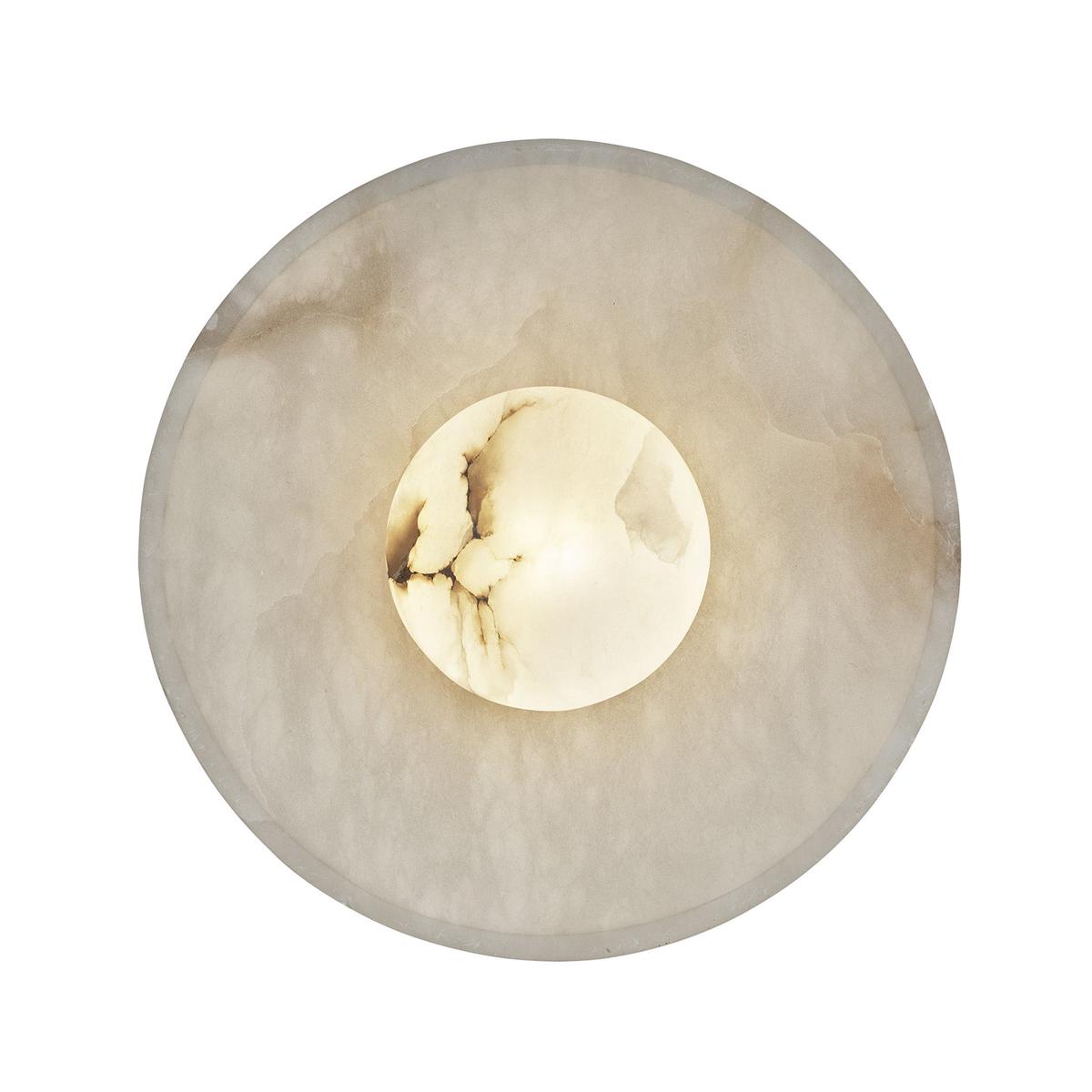 Alabaster Stone Diffuser Wall Light – 10 inch – White