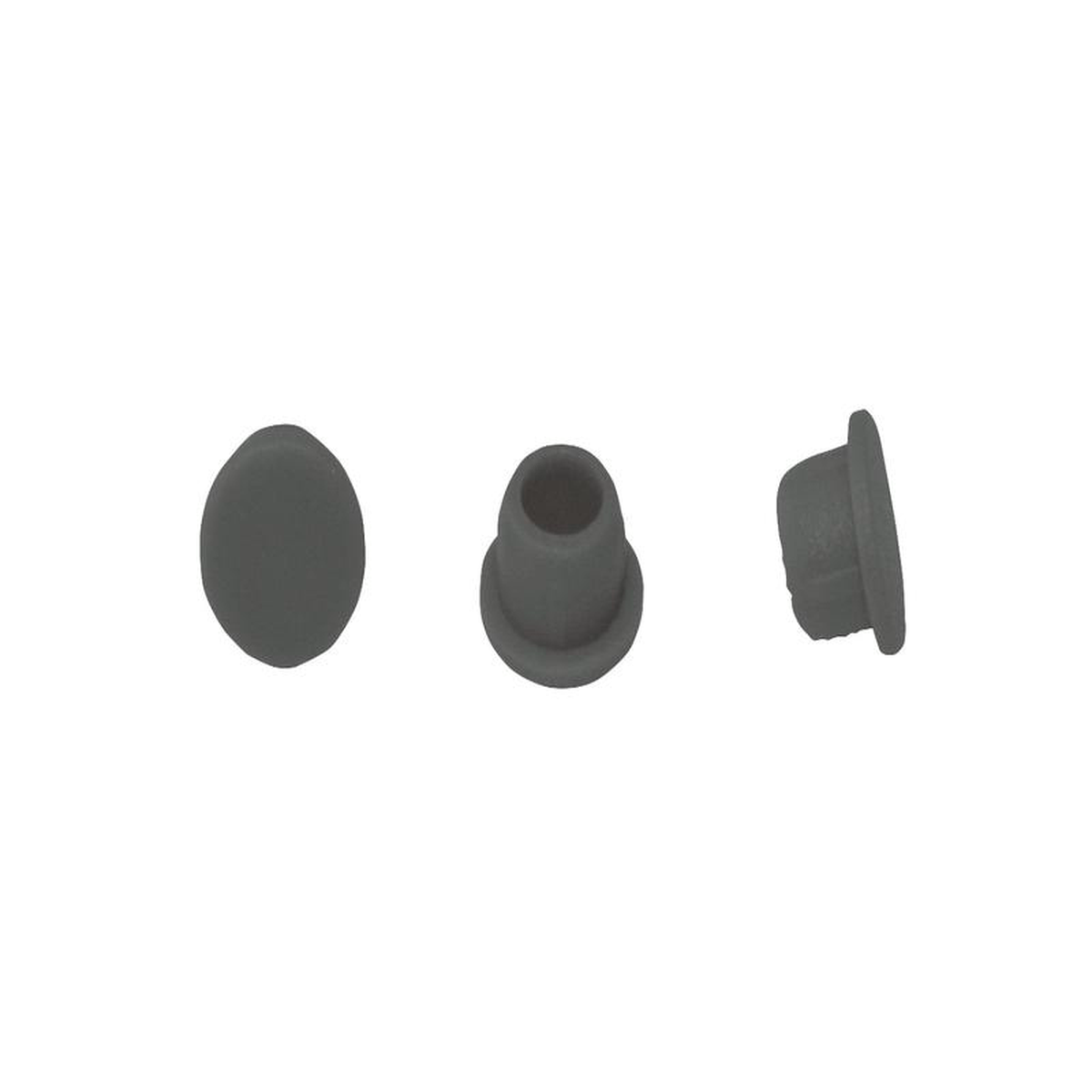 Clamex cover cap 100 pieces RAL 7022 umbra grey