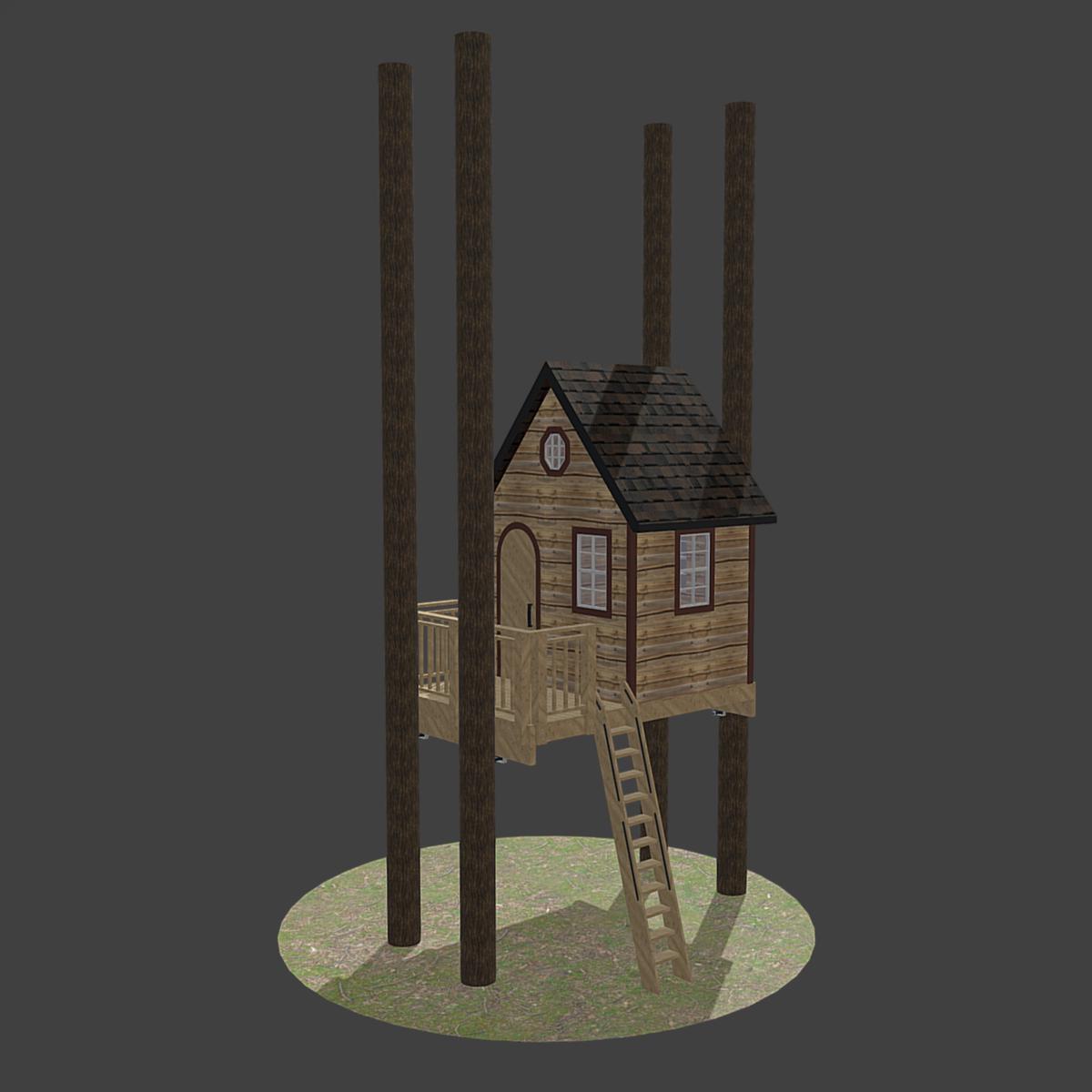 4 TREE TREEHOUSE KIT – STANDARD