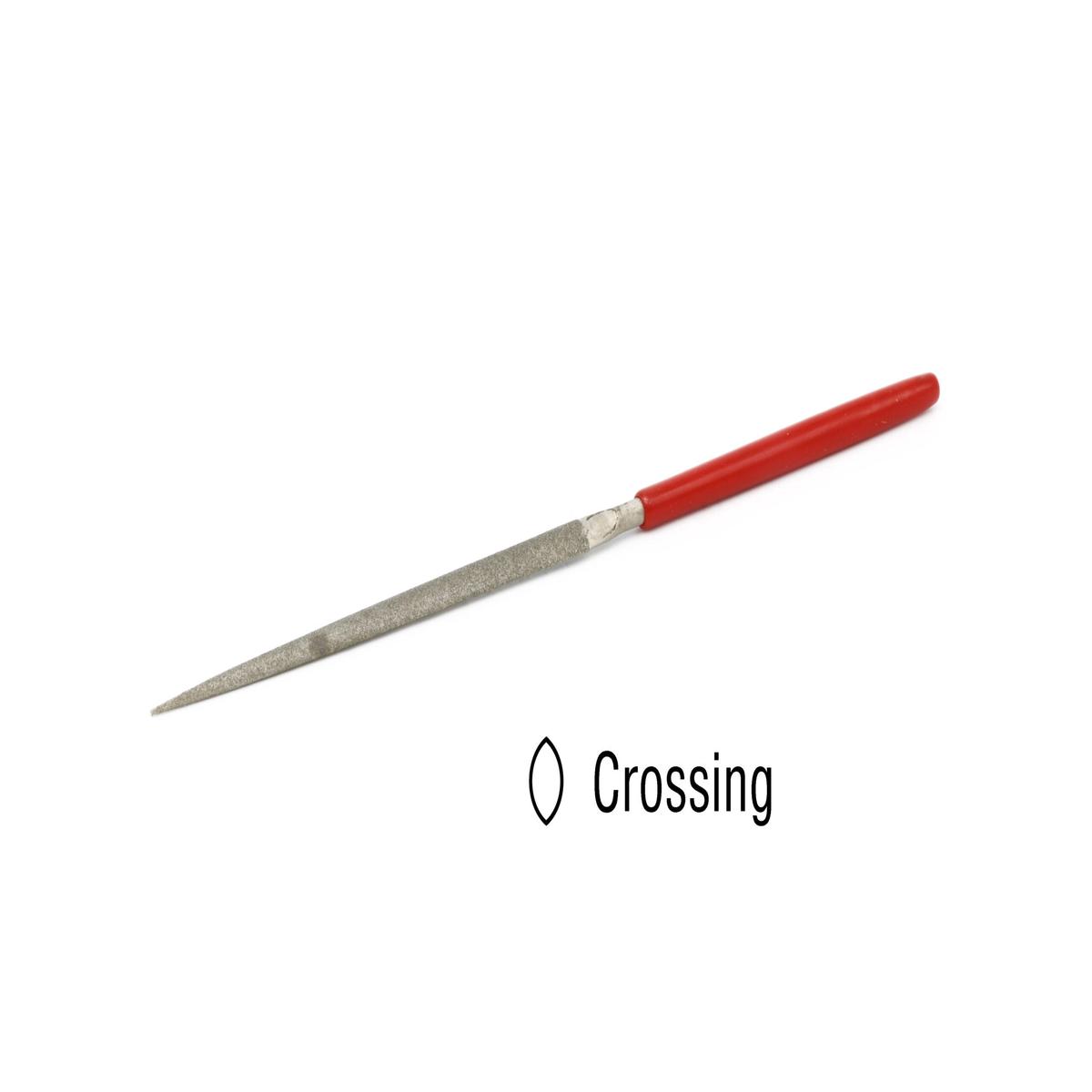 EZE-LAP Needle File Crossing Fine