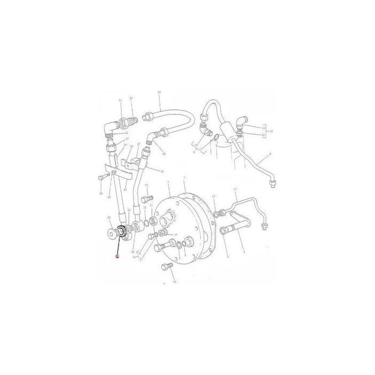 Massey Ferguson 8211 Washer Aluminium 118 8211 1870527M1