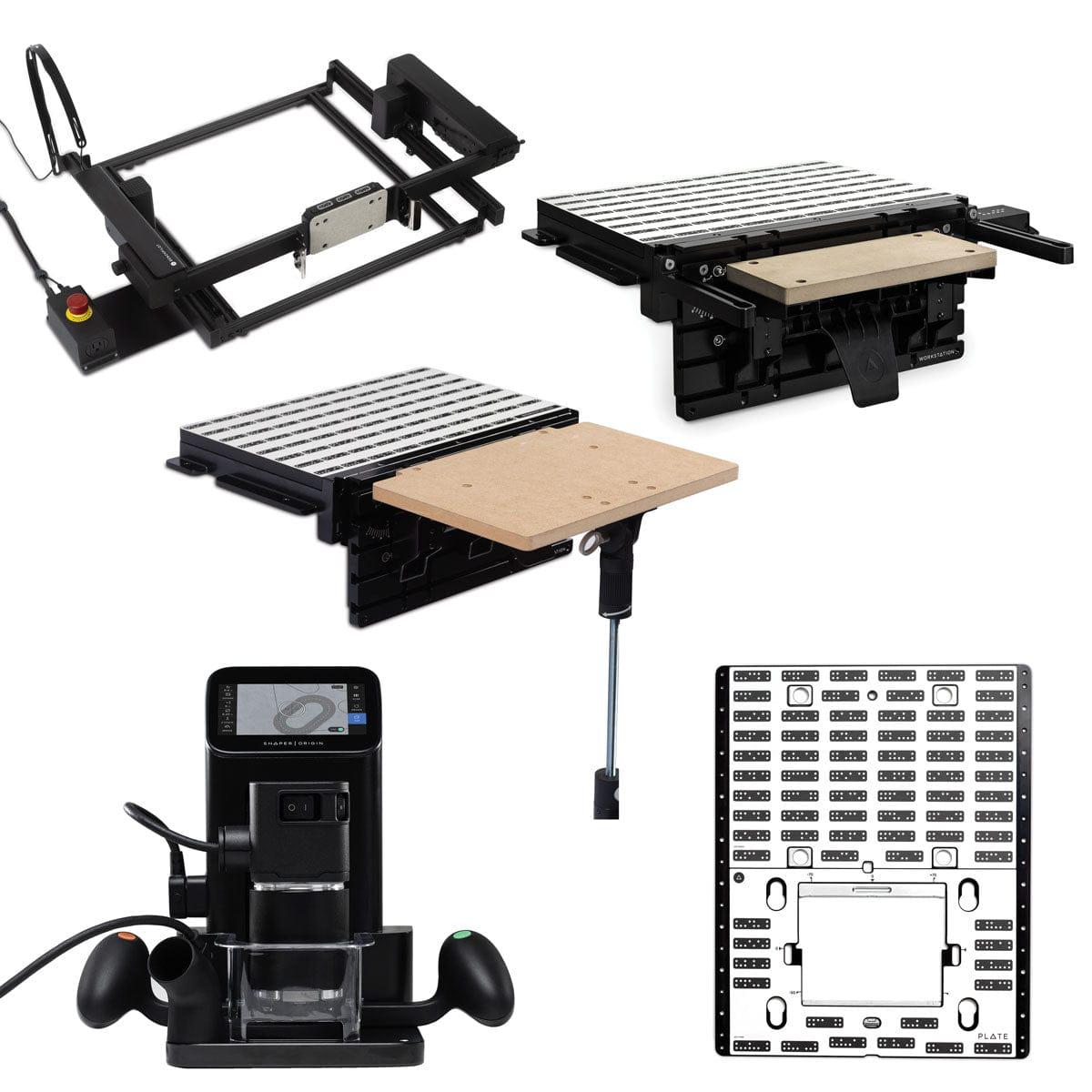 Origin Handheld CNC Router Workstation Plate BenchPilot and Shelf Upgrade Package
