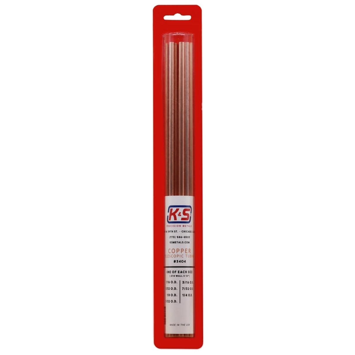 KS 3404 Utility Round Copper Tubing 1 Feet
