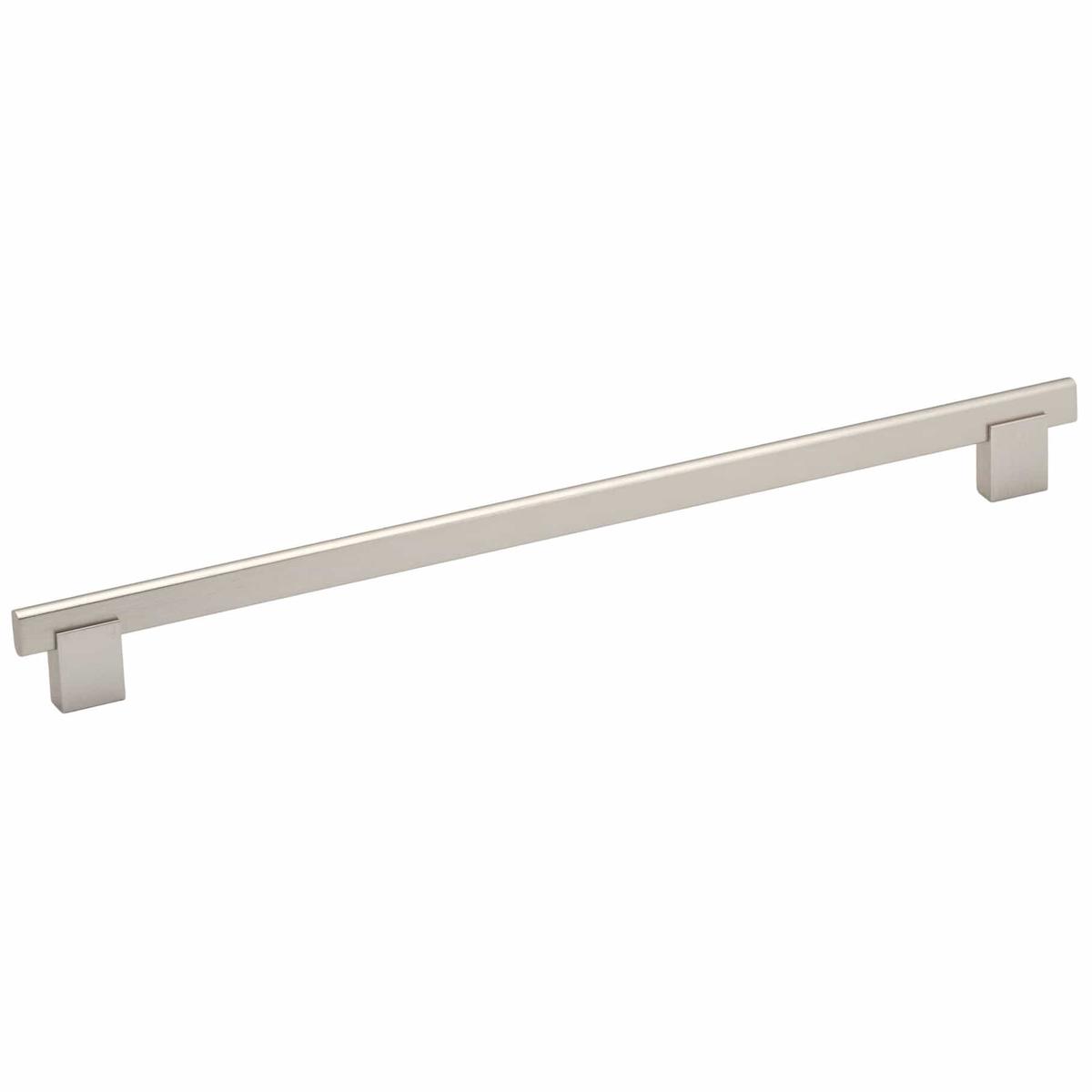 Contemporary Pull – 12-58 Center-to-Center – 716 W x 13-78 L – Brushed Nickel