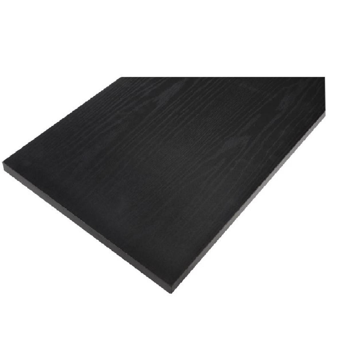 Rubbermaid FG4B7900BLA Decorative Wall Shelf Wood