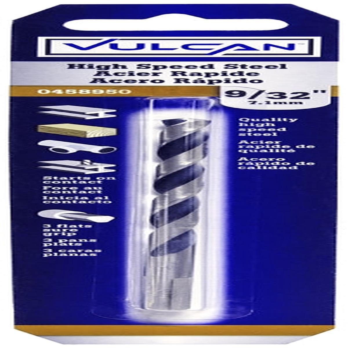 Vulcan 231671OR Jobber Drill Bit 932 in Dia 4-14 in OAL 3-Flat Shank