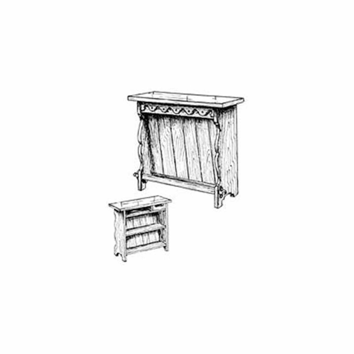 Woodworking Project Paper Plan to Build Home Bar