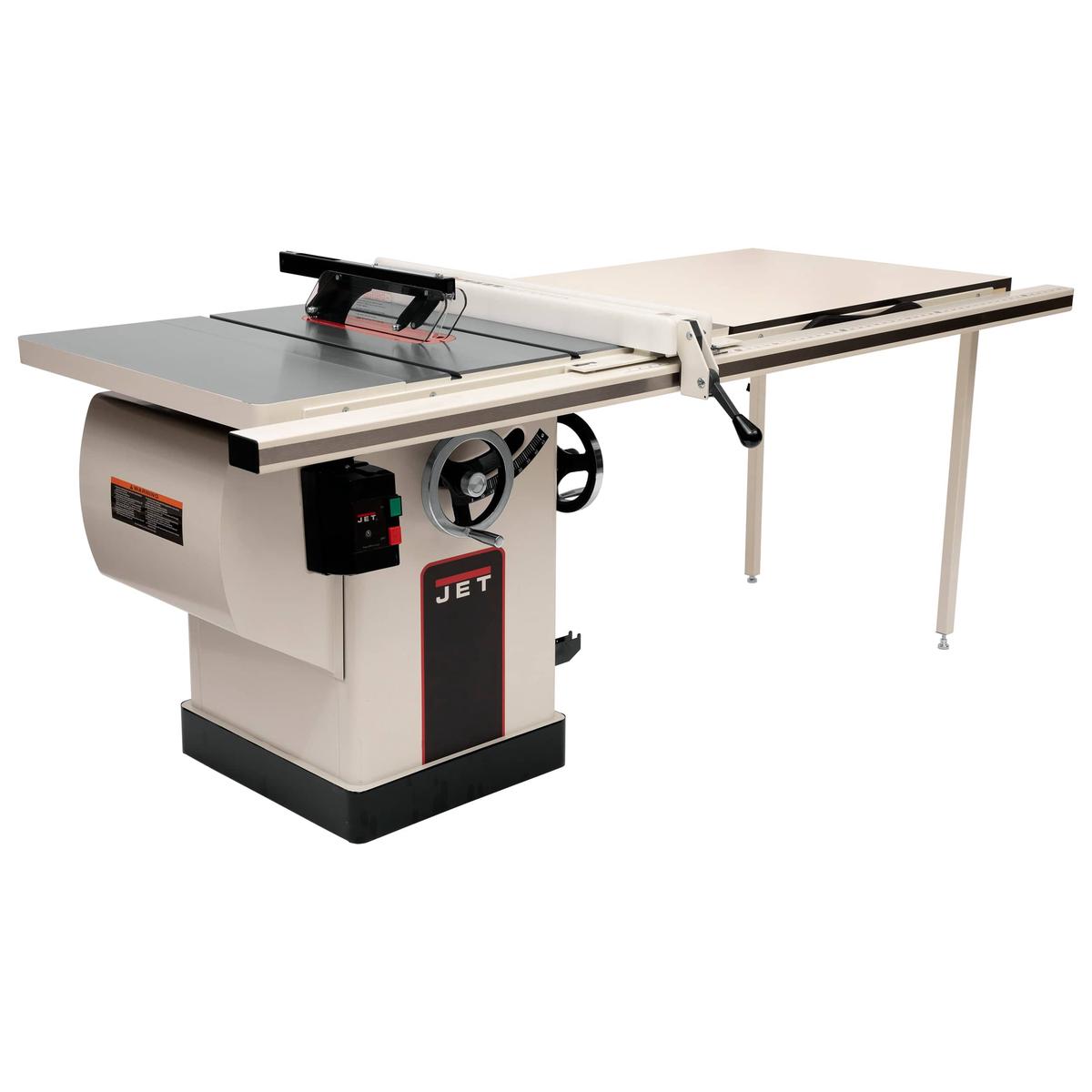 XACTASAW Deluxe 10 Table Saw with Cast Wings and 50 Rip Capacity – 3 HP 1 Ph 230V – JTAS-10DX
