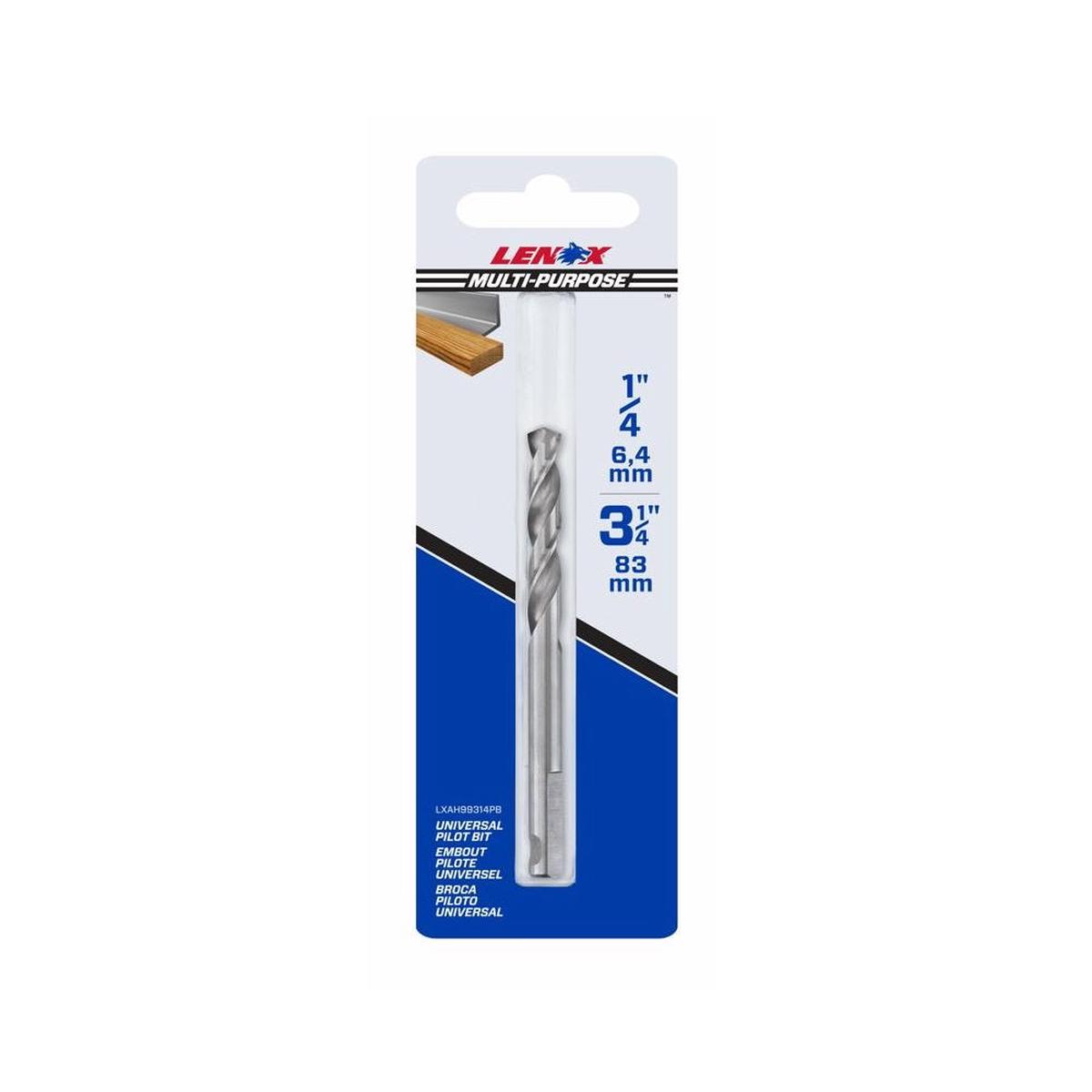 Lenox LXAH99314PB Hole Saw Pilot Bit 3-14 Inch