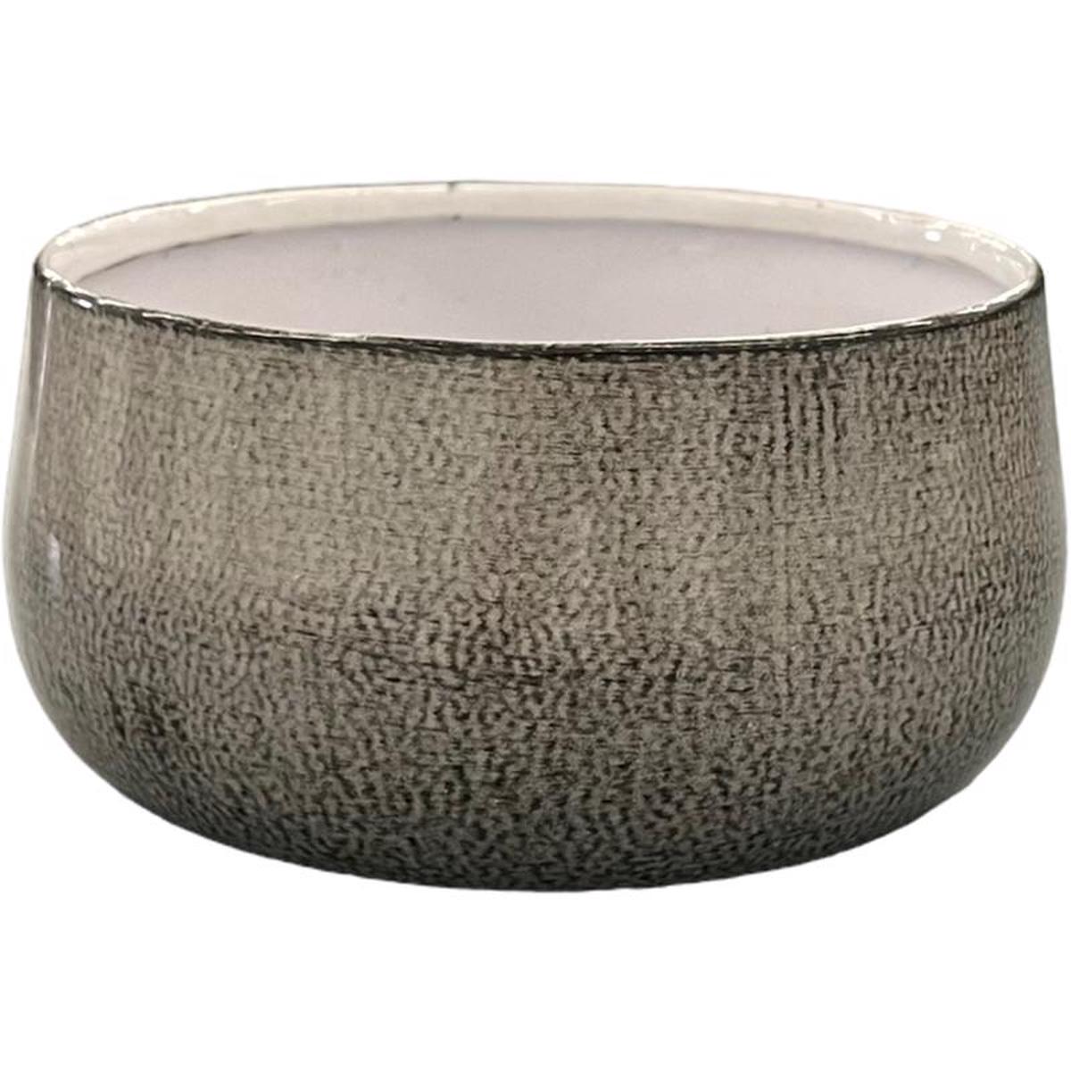 Robert Allen MPT02939 Mini Bella Bowl Planter Dusted Pearl