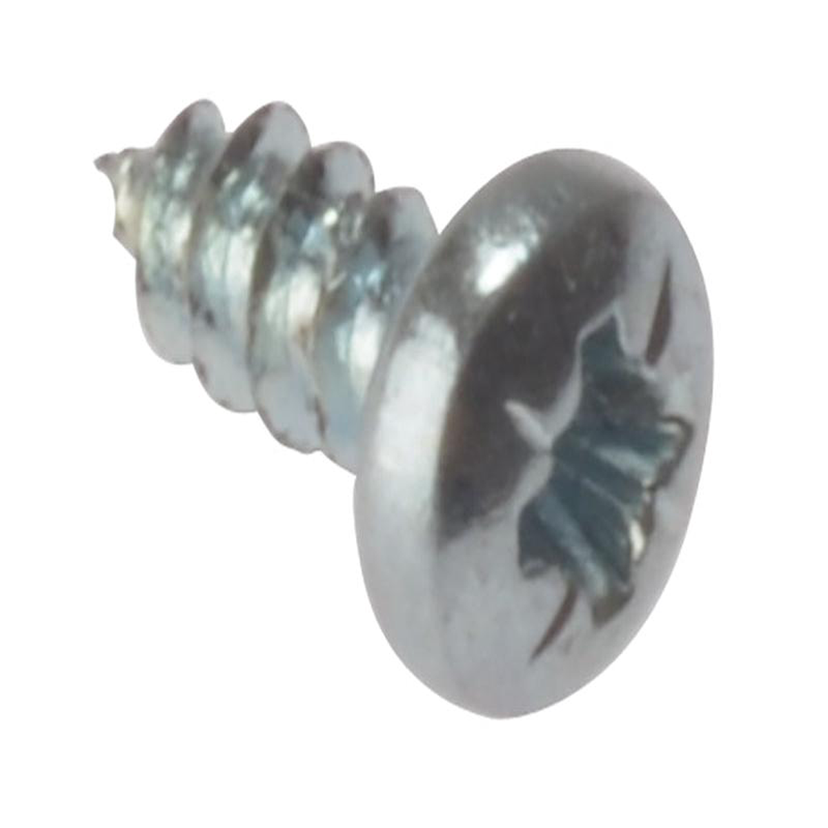 Self-Tapping Screw Pozi Compatible Pan Head ZP 12in x 6 Box 200
