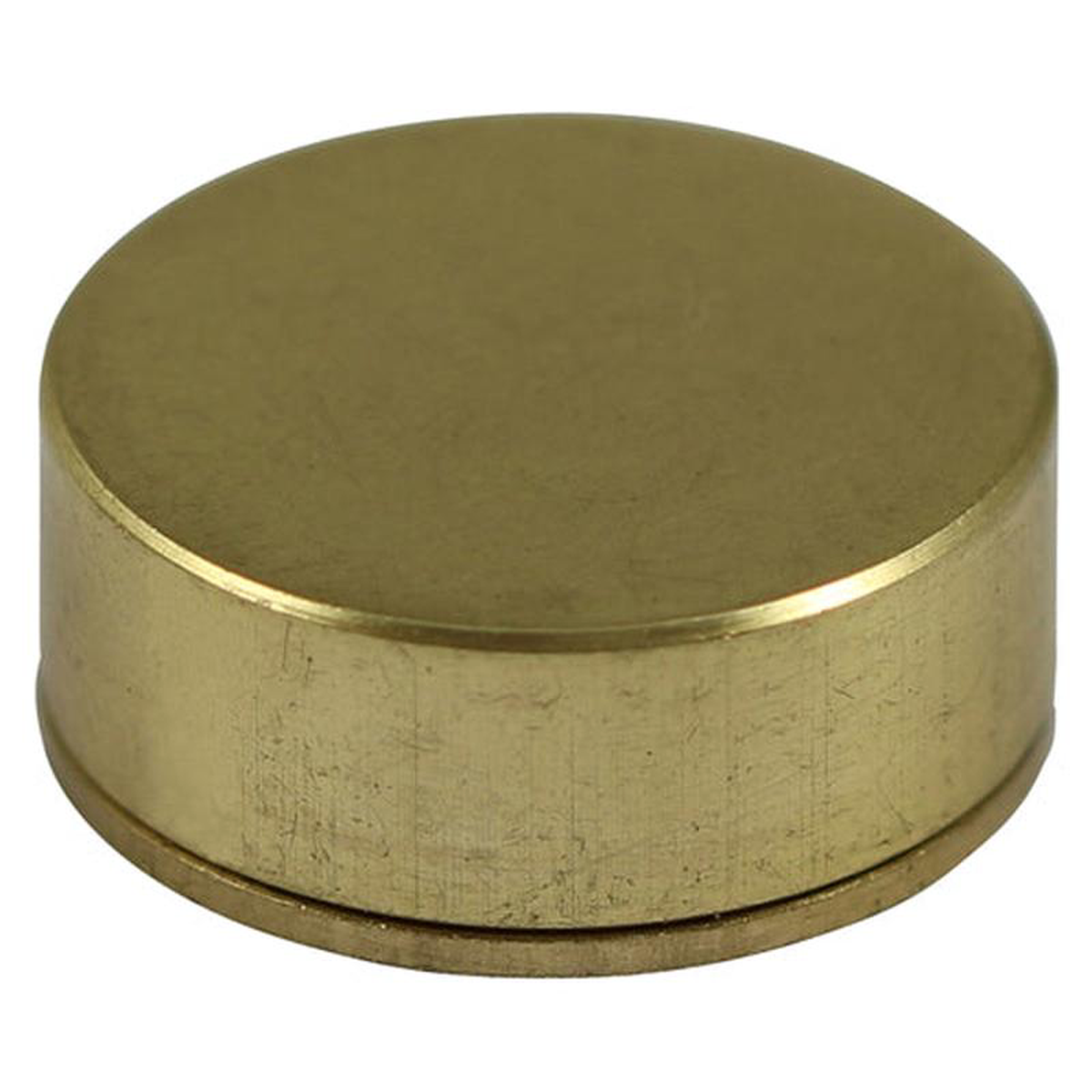 TIMCO Threaded Screw Caps Solid Brass Satin Brass 8211 12mm