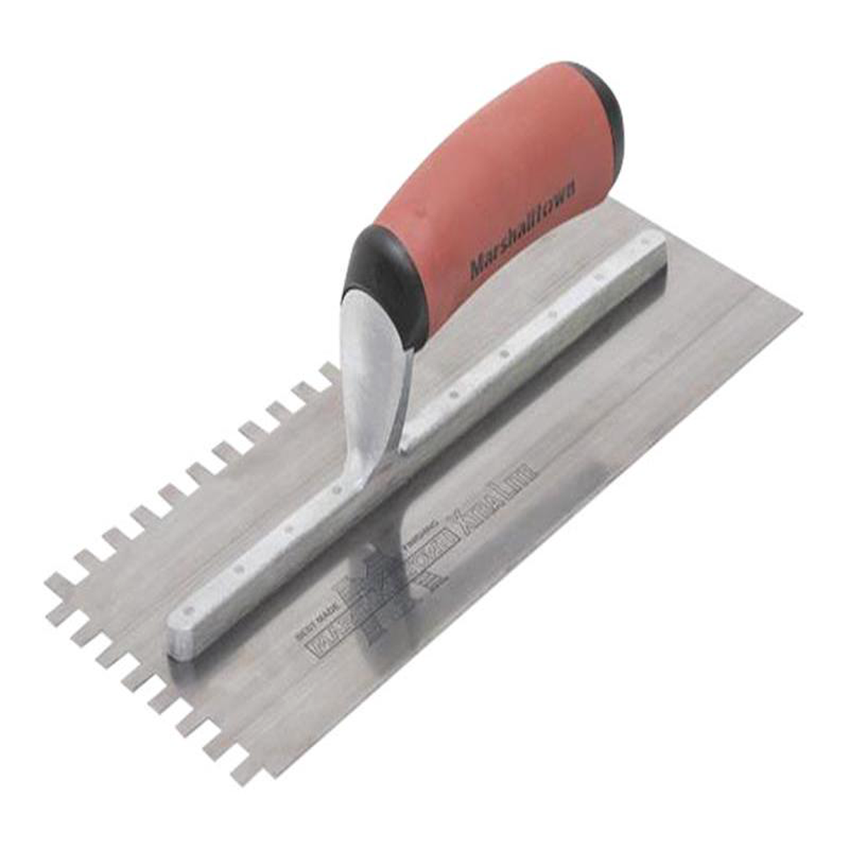10mm Stainless Steel Square Notched Trowel DuraSoft Handle