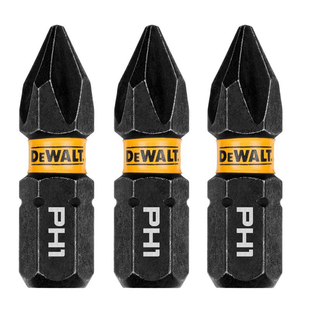 DeWalt DWAF1PH1IR3 FlexTorq Phillips Impact Driver Bit Set 1 x 1 Inch