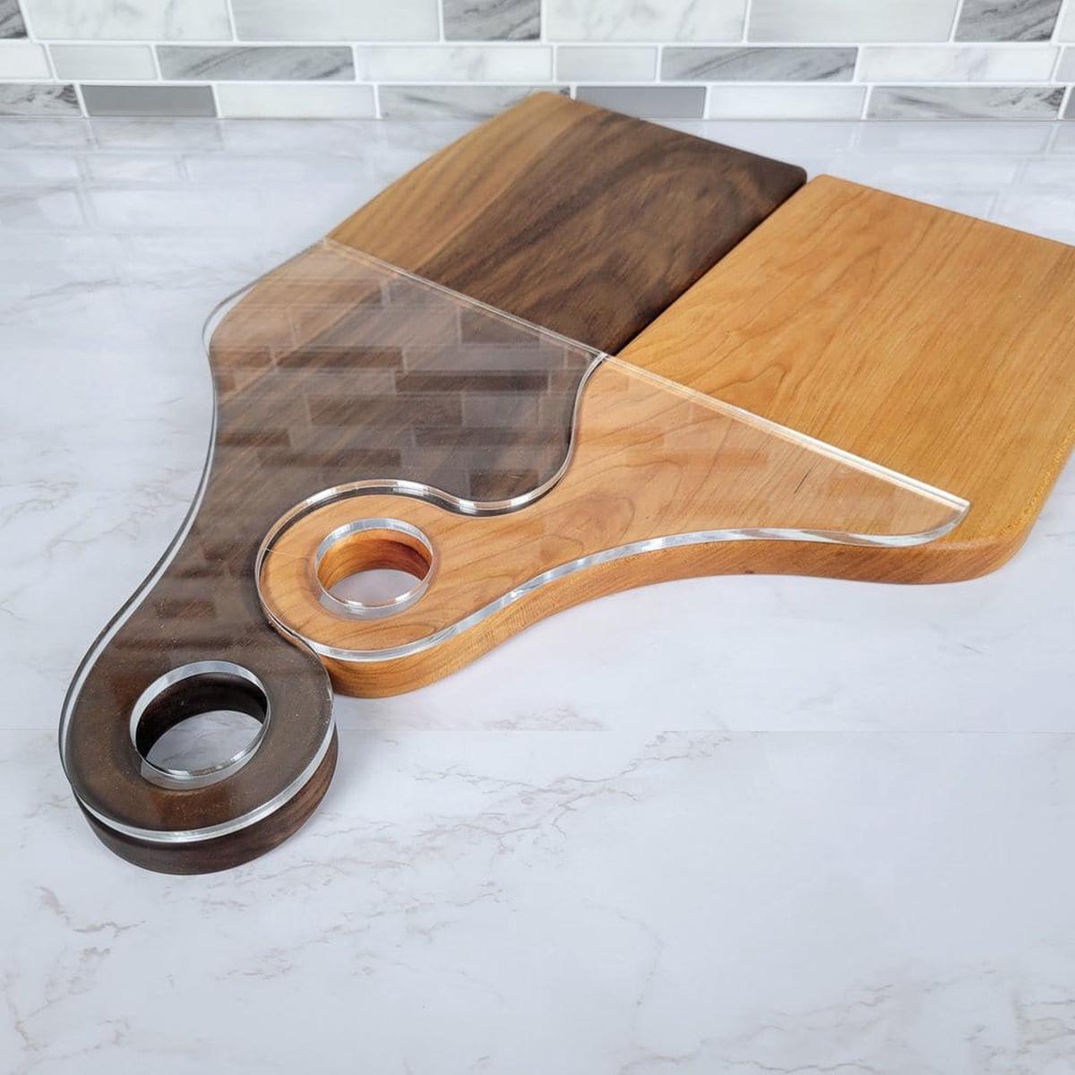 Nesting Charcuterie Board Handle Router Template Set