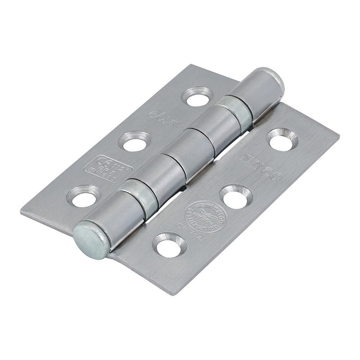 TIMCO Ball Bearing Hinges Grade 7 Steel Satin Chrome 8211 76 x 51 x 22