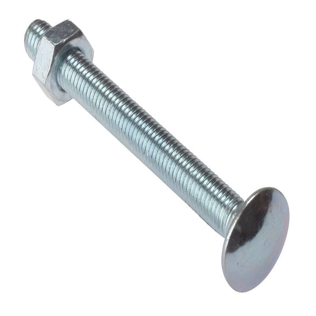Carriage Bolt 038 Nut ZP M12 x 75mm Bag 5