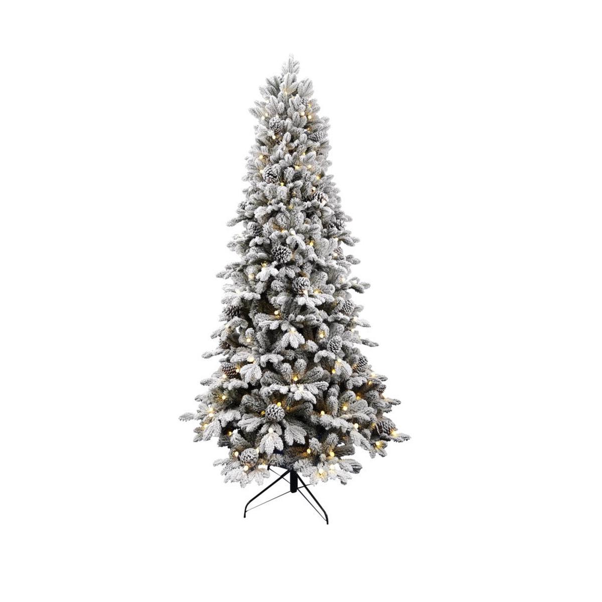 Santas Forest 33976 Light Fir Christmas Tree White 75 ft
